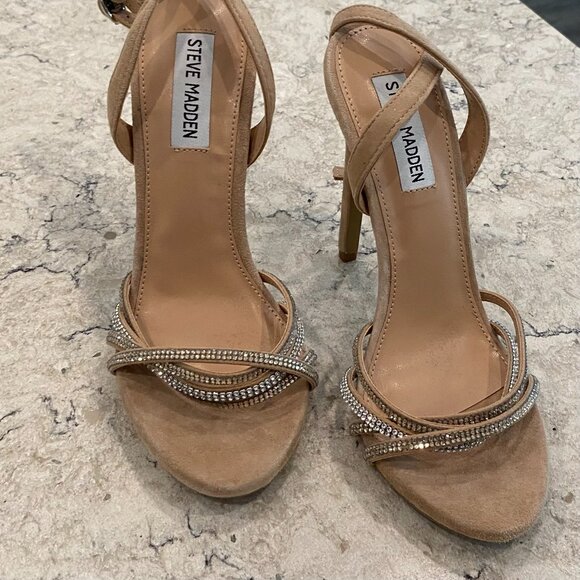 STEVE MADDEN LARA NATURAL STILETTOS - Picture 9 of 12